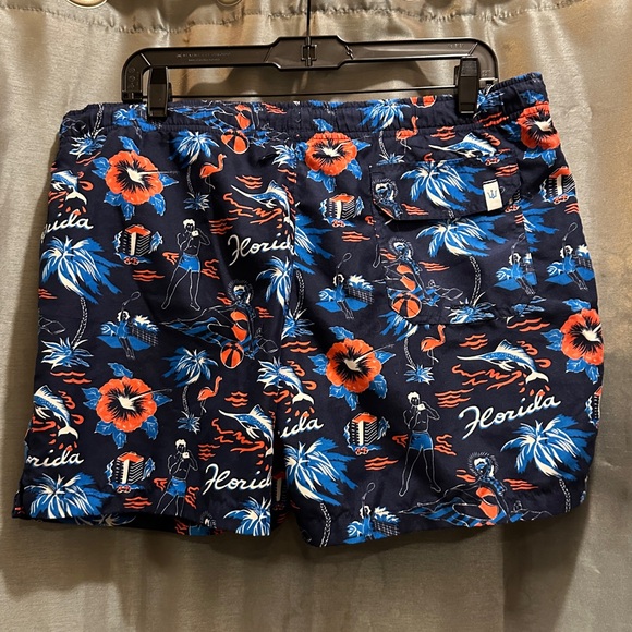Strong Boalt Florida Print Trunk Swimsuit - Picture 2 of 5